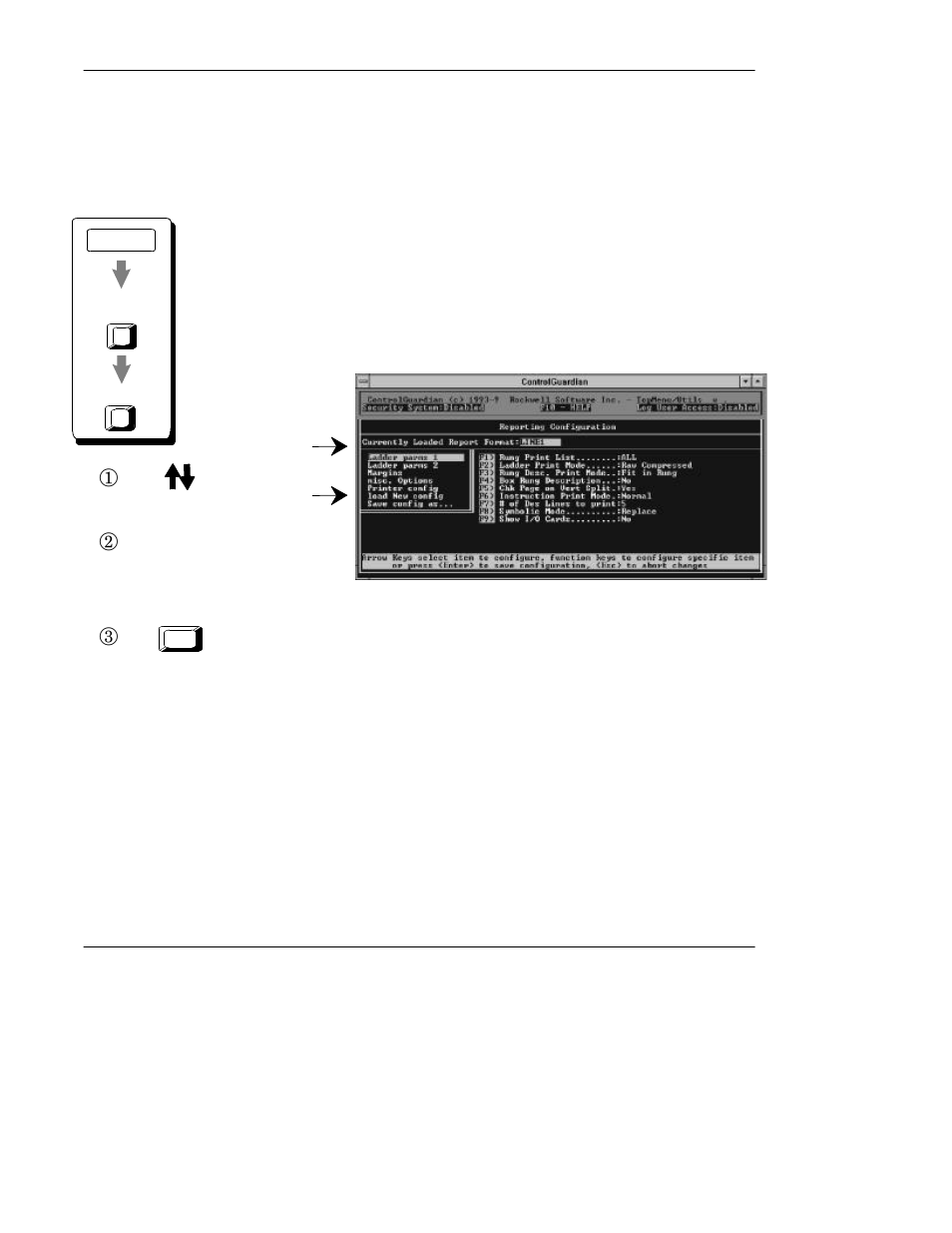 Configuringreports, Configuring reports | Rockwell Automation 9330-CC ControlGuardian User's Guide User Manual | Page 141 / 176