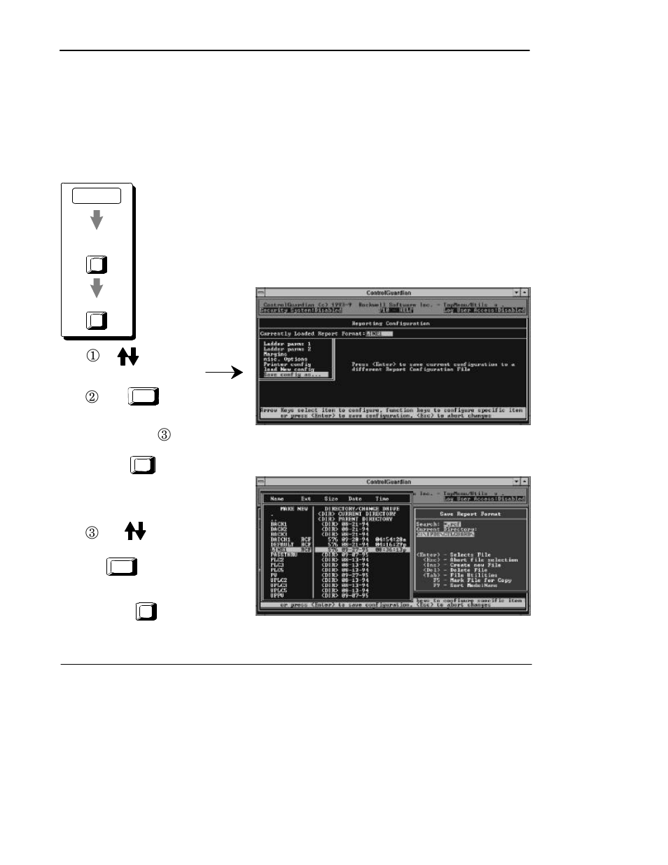 Savingareportconfiguration, Saving a report configuration, Preface | Rockwell Automation 9330-CC ControlGuardian User's Guide User Manual | Page 150 / 176