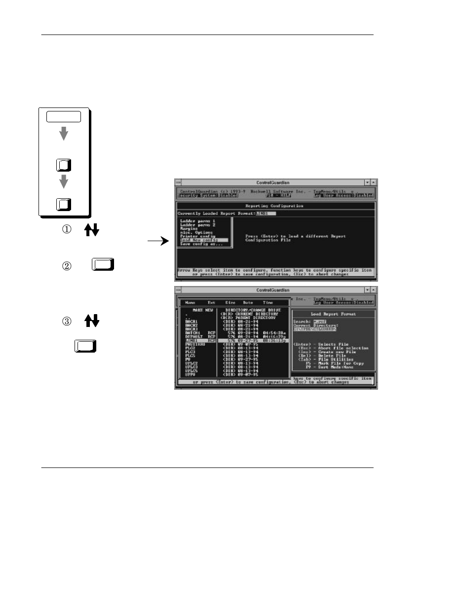 Loadinganewreportconfiguration, Loading a new report configuration | Rockwell Automation 9330-CC ControlGuardian User's Guide User Manual | Page 151 / 176