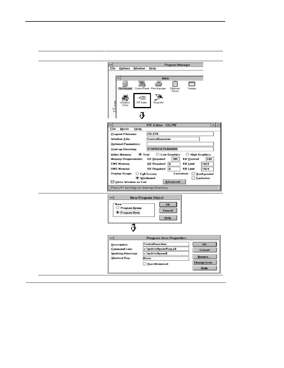 Preface, Creating a .pif file | Rockwell Automation 9330-CC ControlGuardian User's Guide User Manual | Page 28 / 176