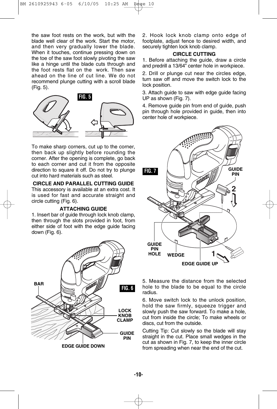 Bosch 52318 User Manual | Page 10 / 44