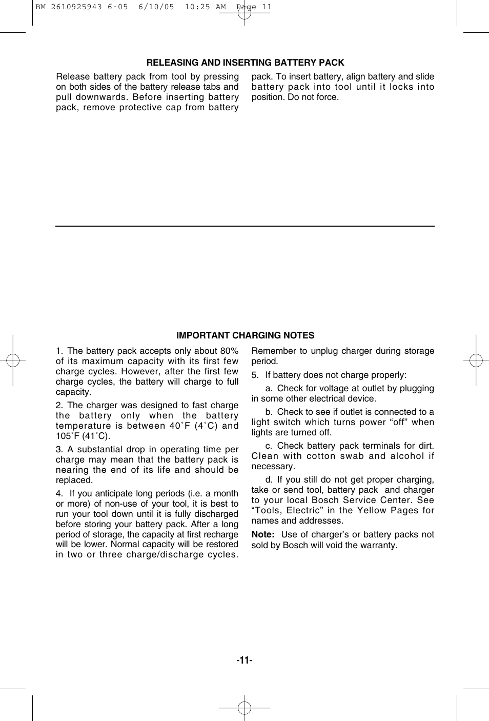 Bosch 52318 User Manual | Page 11 / 44