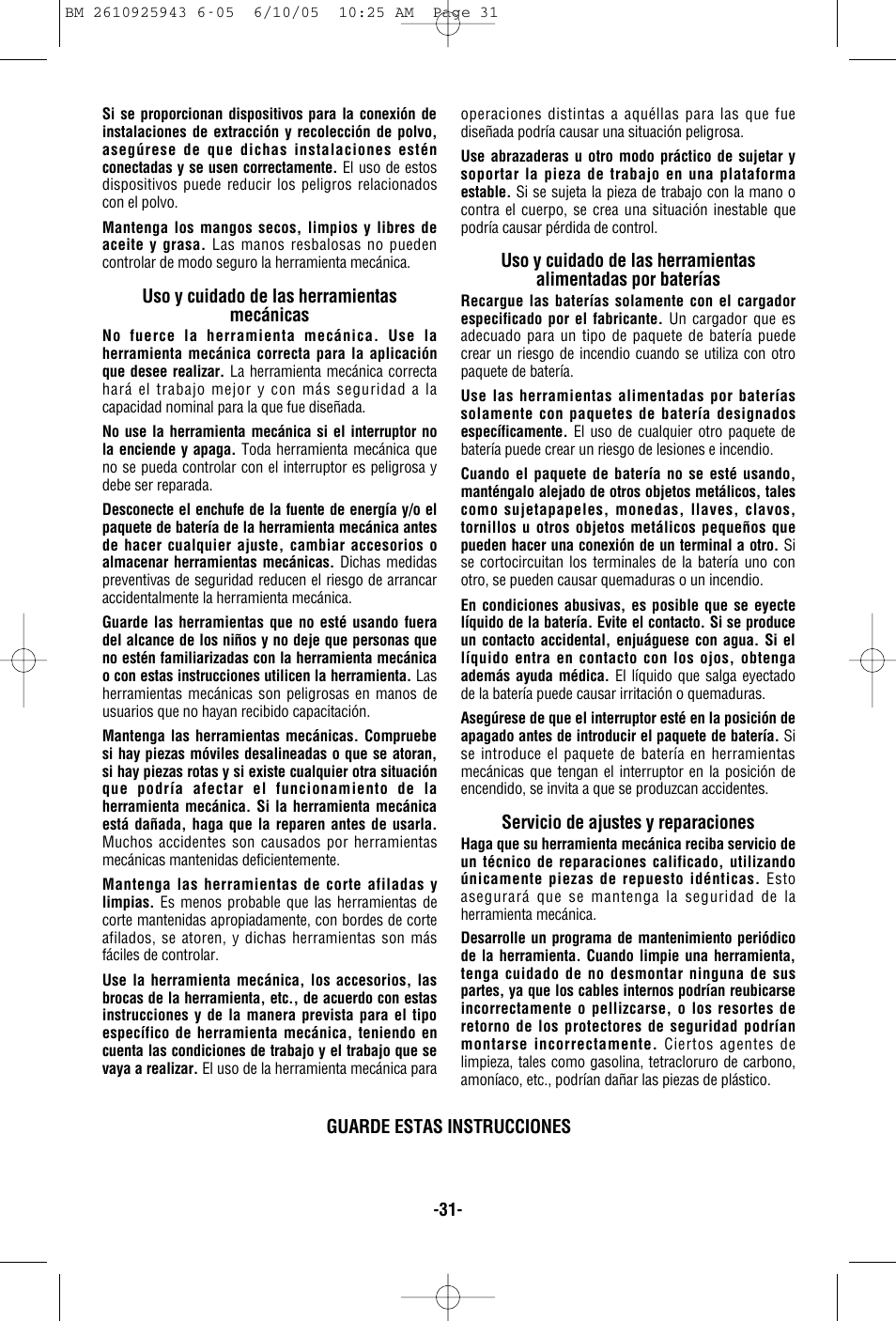 Bosch 52318 User Manual | Page 31 / 44