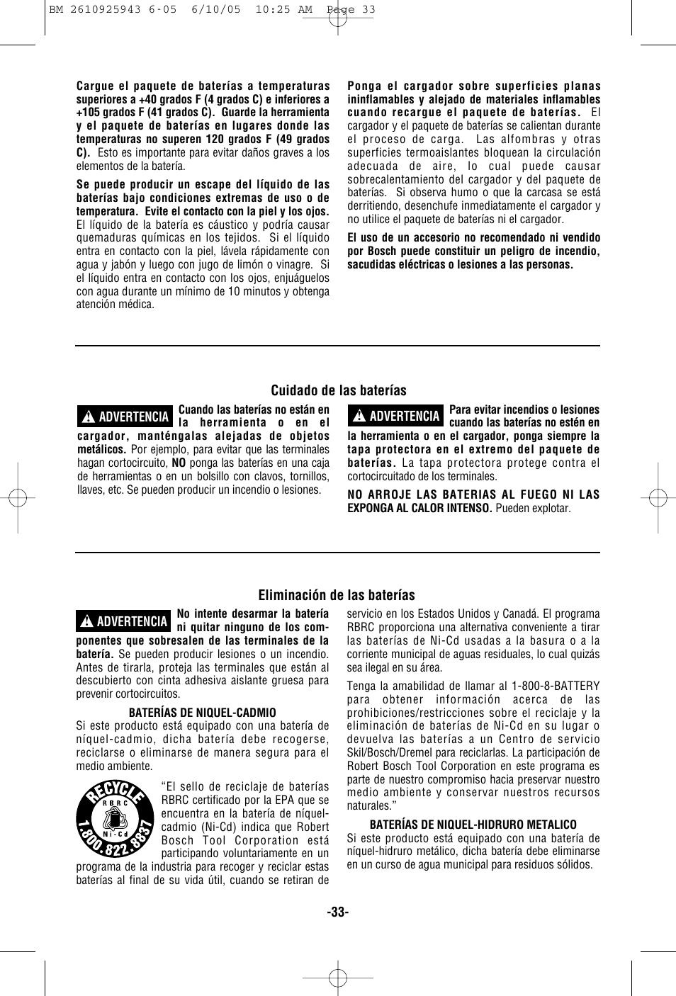 Bosch 52318 User Manual | Page 33 / 44