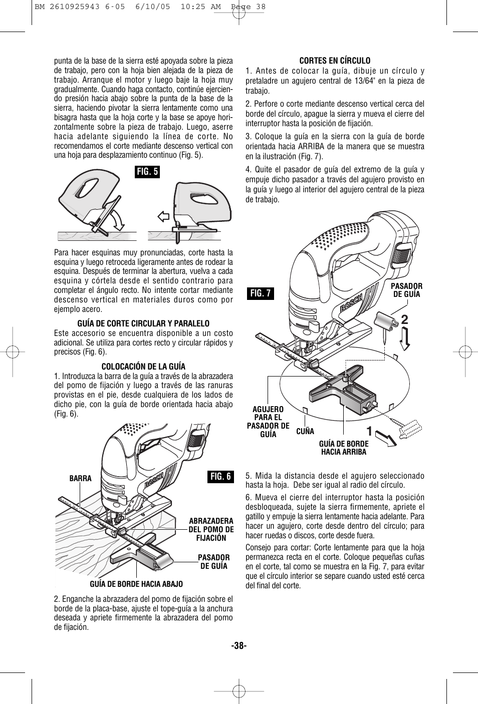Bosch 52318 User Manual | Page 38 / 44
