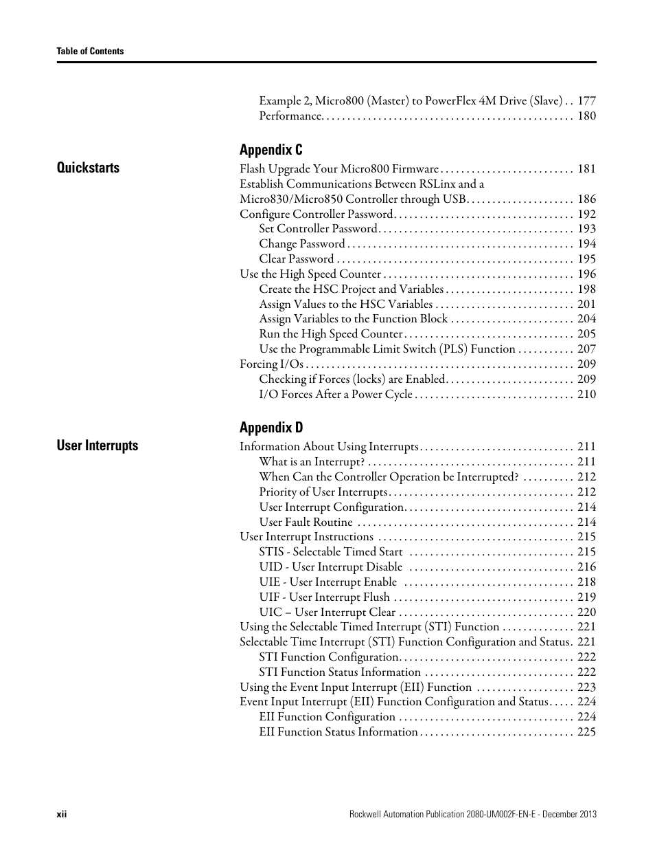 Rockwell Automation 2080-LC50 Micro830 and Micro850 Programmable Controllers User Manual User Manual | Page 12 / 270