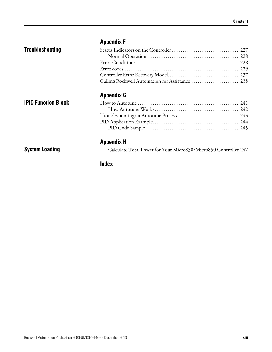 Rockwell Automation 2080-LC50 Micro830 and Micro850 Programmable Controllers User Manual User Manual | Page 13 / 270