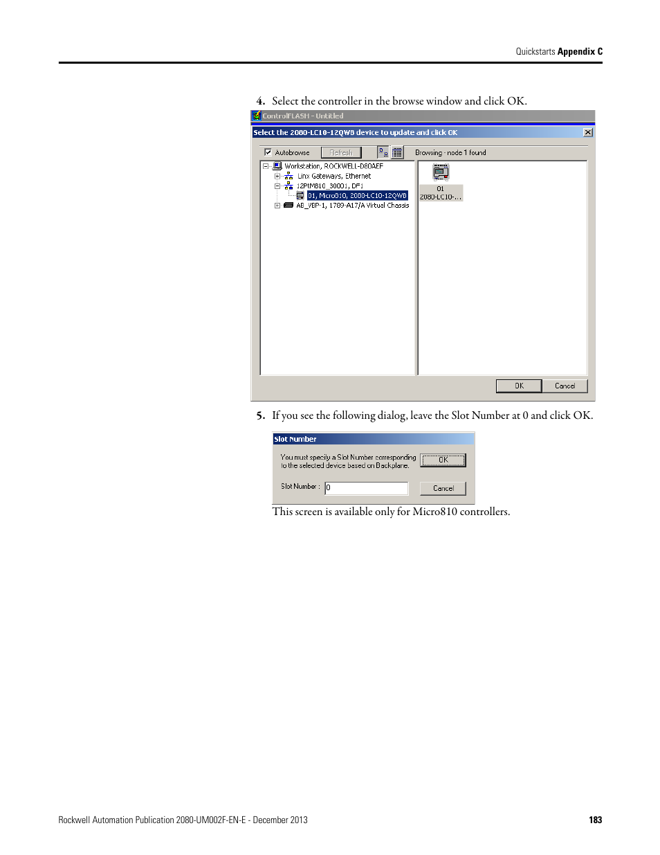 Rockwell Automation 2080-LC50 Micro830 and Micro850 Programmable Controllers User Manual User Manual | Page 199 / 270