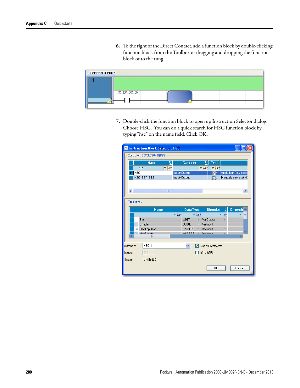 Rockwell Automation 2080-LC50 Micro830 and Micro850 Programmable Controllers User Manual User Manual | Page 216 / 270