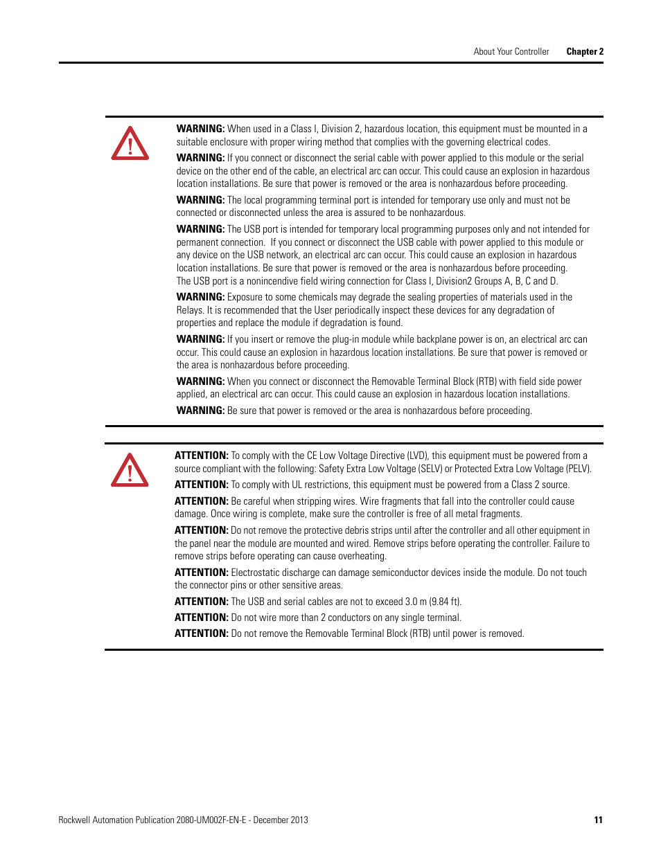 Rockwell Automation 2080-LC50 Micro830 and Micro850 Programmable Controllers User Manual User Manual | Page 25 / 270