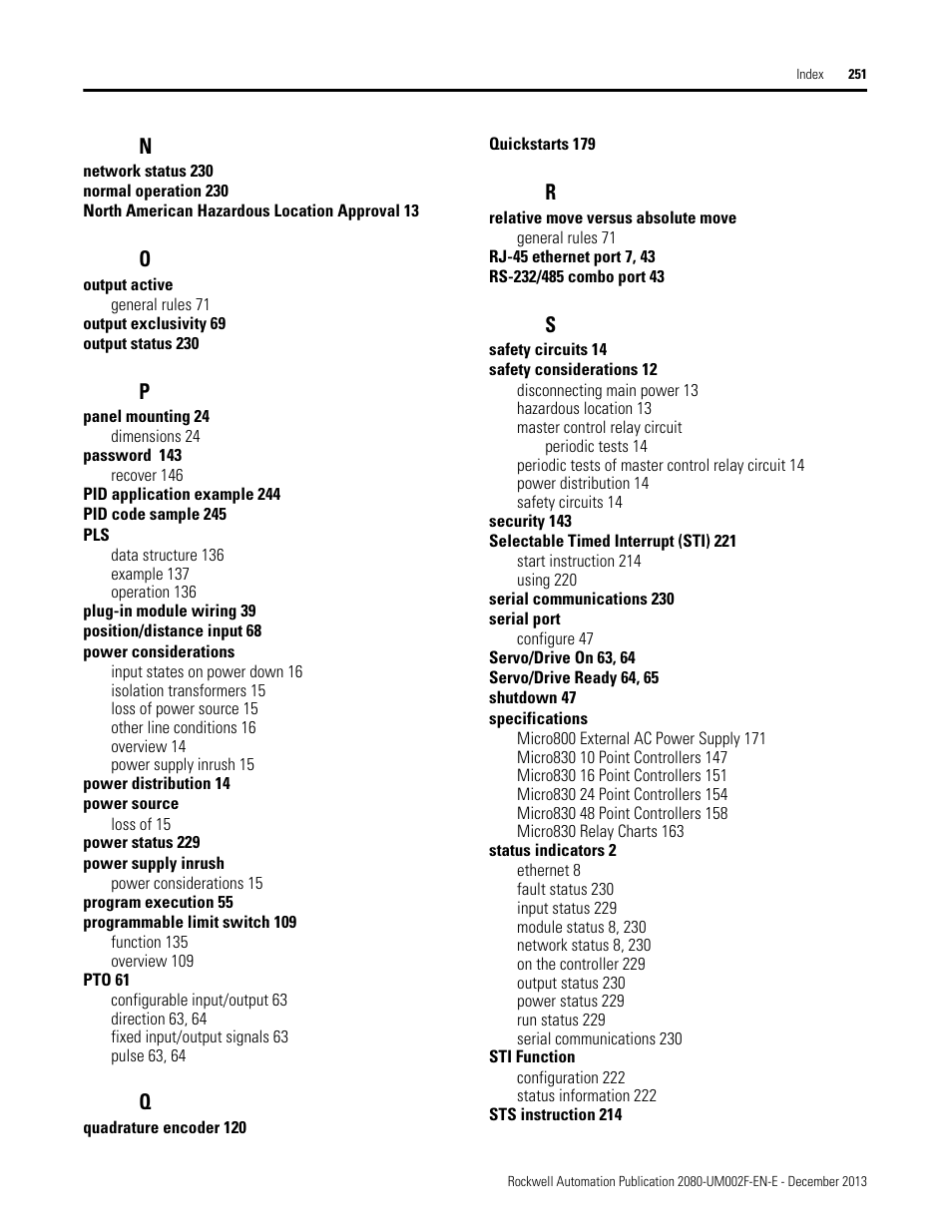 Rockwell Automation 2080-LC50 Micro830 and Micro850 Programmable Controllers User Manual User Manual | Page 267 / 270