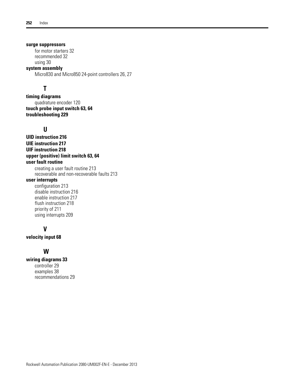 Rockwell Automation 2080-LC50 Micro830 and Micro850 Programmable Controllers User Manual User Manual | Page 268 / 270