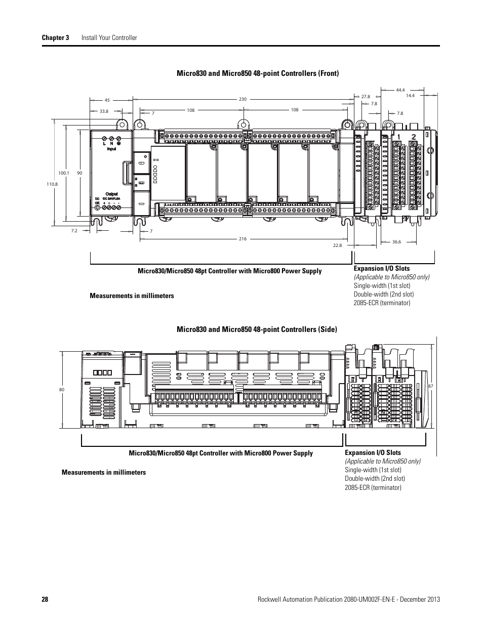 Rockwell Automation 2080-LC50 Micro830 and Micro850 Programmable Controllers User Manual User Manual | Page 42 / 270