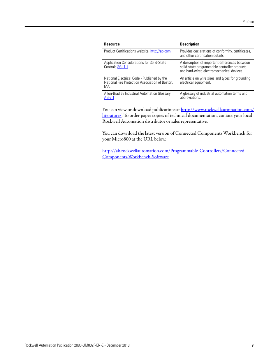 Rockwell Automation 2080-LC50 Micro830 and Micro850 Programmable Controllers User Manual User Manual | Page 5 / 270