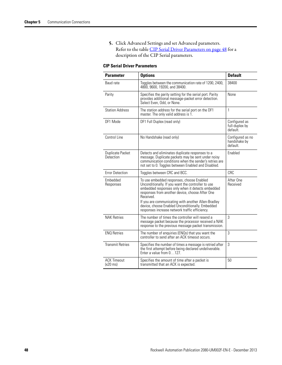 Rockwell Automation 2080-LC50 Micro830 and Micro850 Programmable Controllers User Manual User Manual | Page 62 / 270