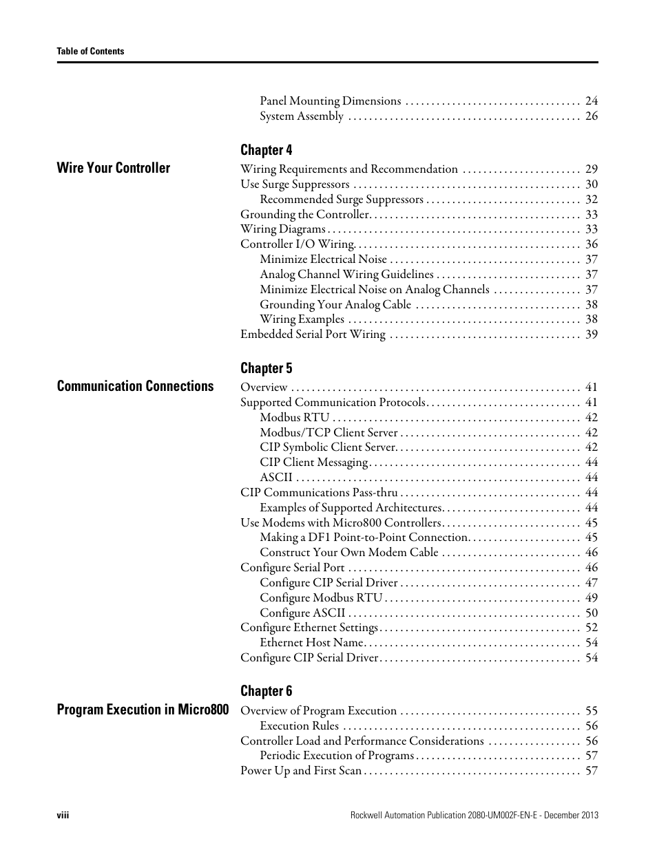 Rockwell Automation 2080-LC50 Micro830 and Micro850 Programmable Controllers User Manual User Manual | Page 8 / 270