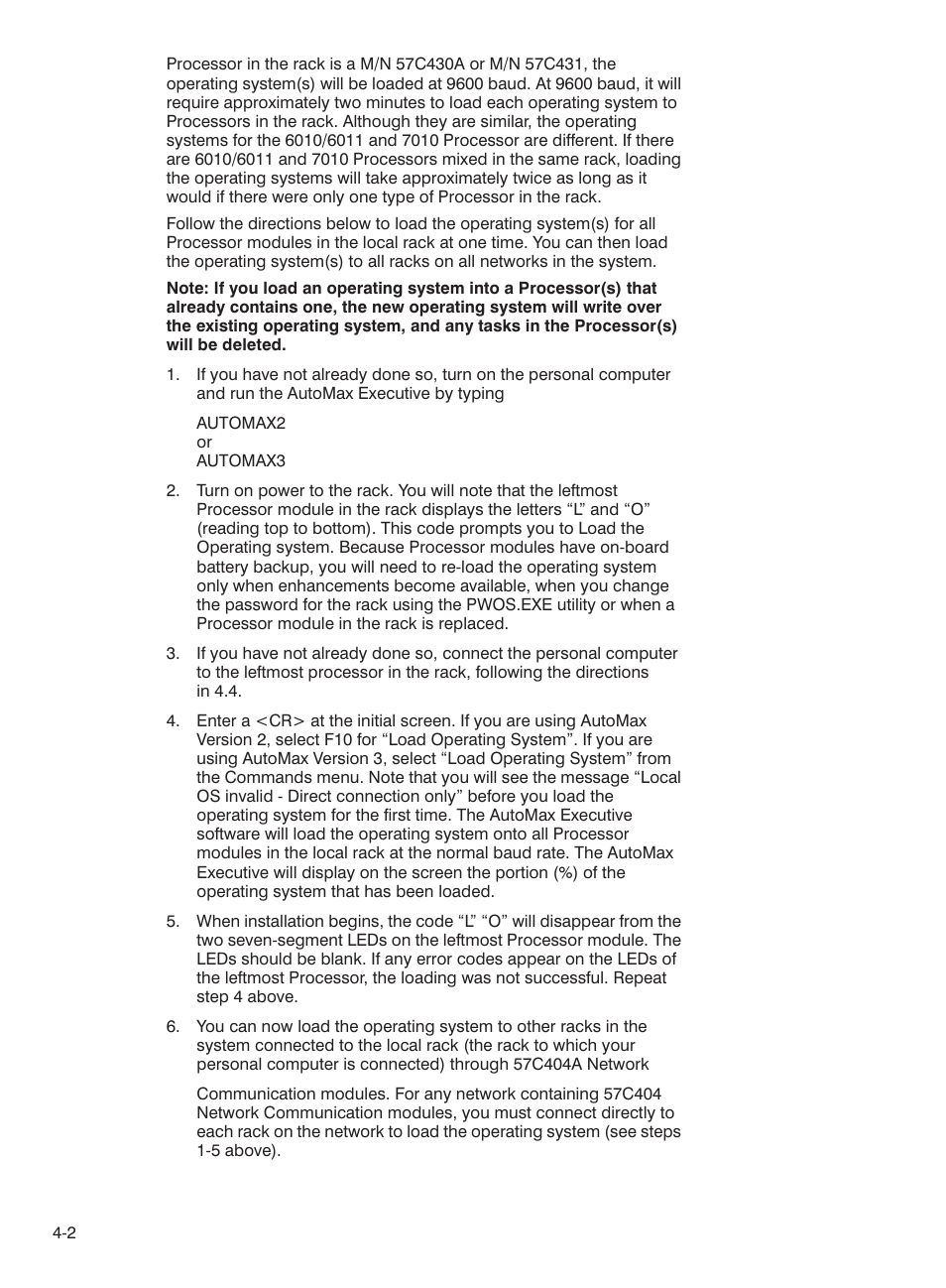 Rockwell Automation 57C435 Processor Module, AutoMax User Manual | Page 22 / 60
