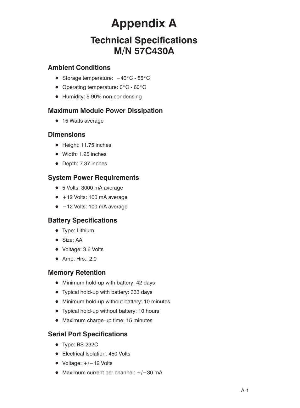 Appendix a | Rockwell Automation 57C435 Processor Module, AutoMax User Manual | Page 35 / 60