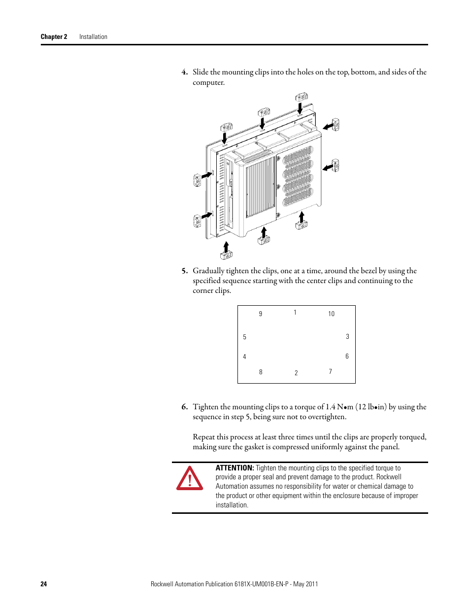 Rockwell Automation 6181X-12TPXPDC Industrial Integrated Computers for Hazardous Locations User Manual | Page 24 / 68