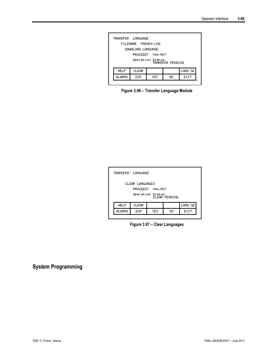 System programming | Rockwell Automation 7000L PowerFlex 7000 Medium Voltage AC Drive C Frame - Marine User Manual | Page 165 / 350