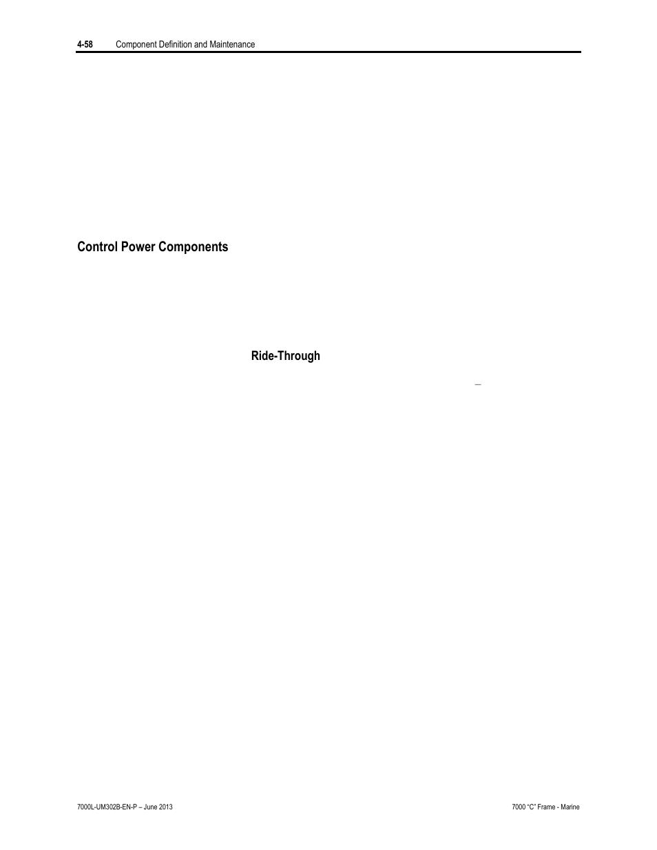 Control power components | Rockwell Automation 7000L PowerFlex 7000 Medium Voltage AC Drive C Frame - Marine User Manual | Page 234 / 350