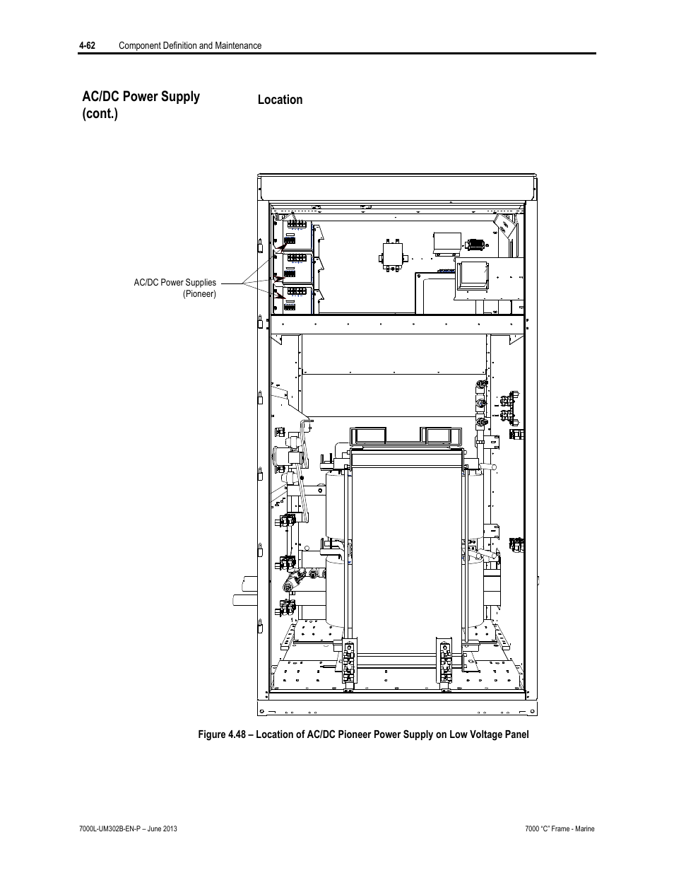 Ac/dc power supply (cont.) | Rockwell Automation 7000L PowerFlex 7000 Medium Voltage AC Drive C Frame - Marine User Manual | Page 238 / 350