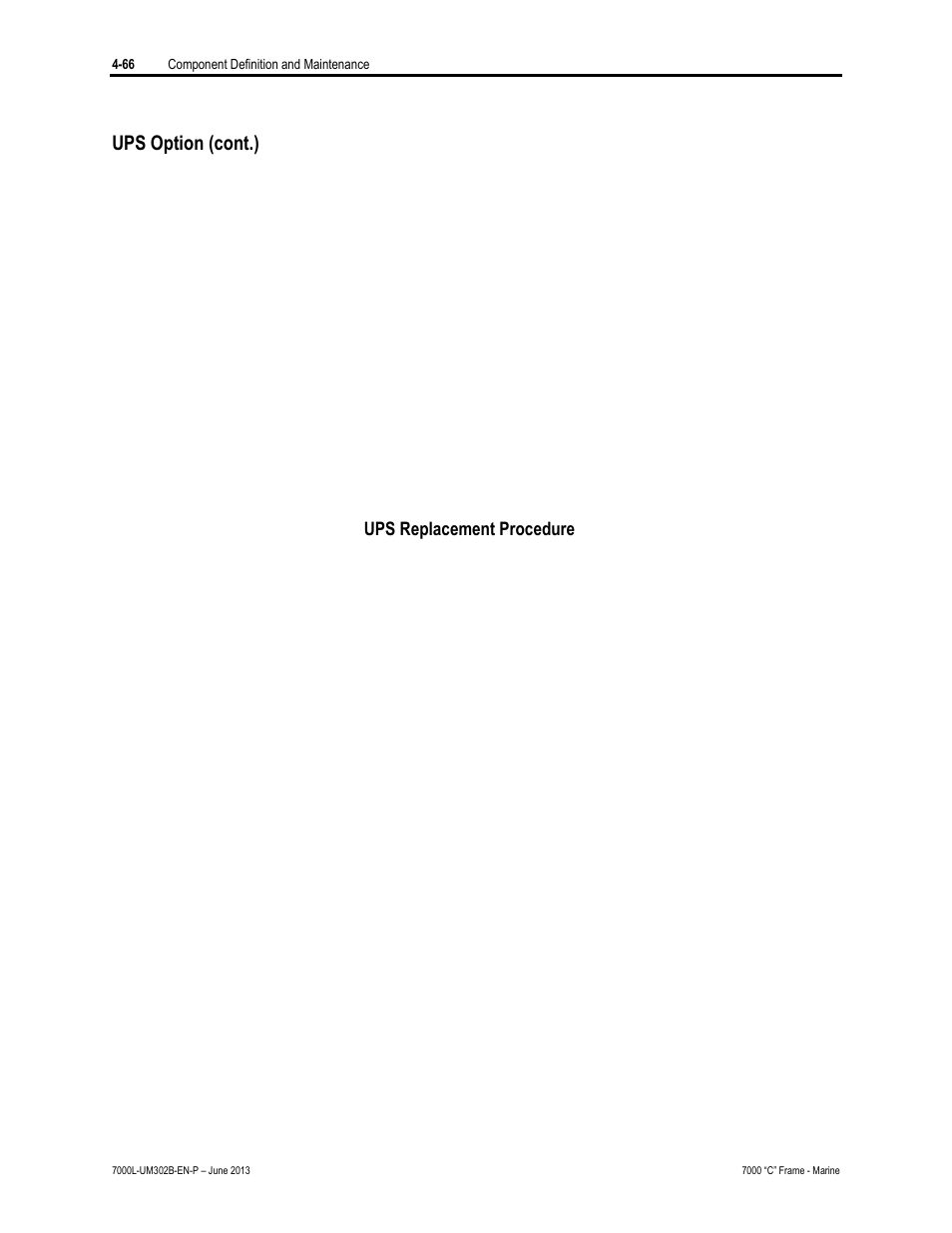 Ups option (cont.) | Rockwell Automation 7000L PowerFlex 7000 Medium Voltage AC Drive C Frame - Marine User Manual | Page 242 / 350