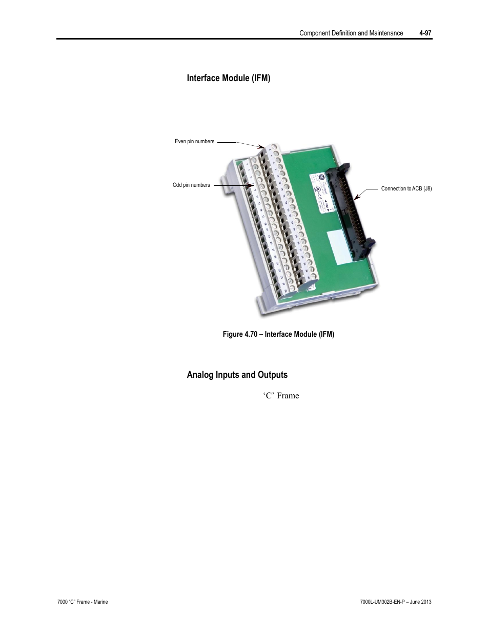 Rockwell Automation 7000L PowerFlex 7000 Medium Voltage AC Drive C Frame - Marine User Manual | Page 273 / 350