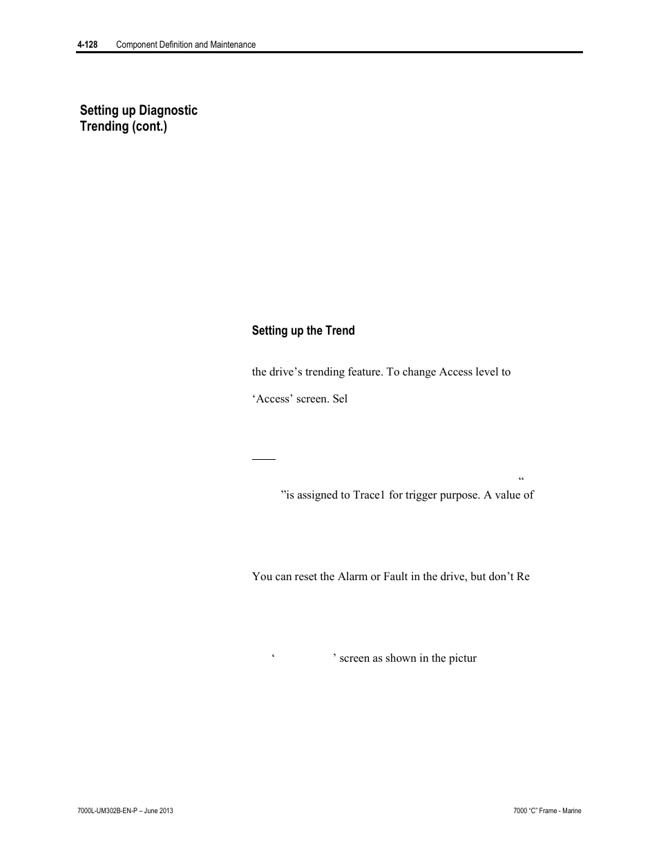 Setting up diagnostic trending (cont.) | Rockwell Automation 7000L PowerFlex 7000 Medium Voltage AC Drive C Frame - Marine User Manual | Page 304 / 350