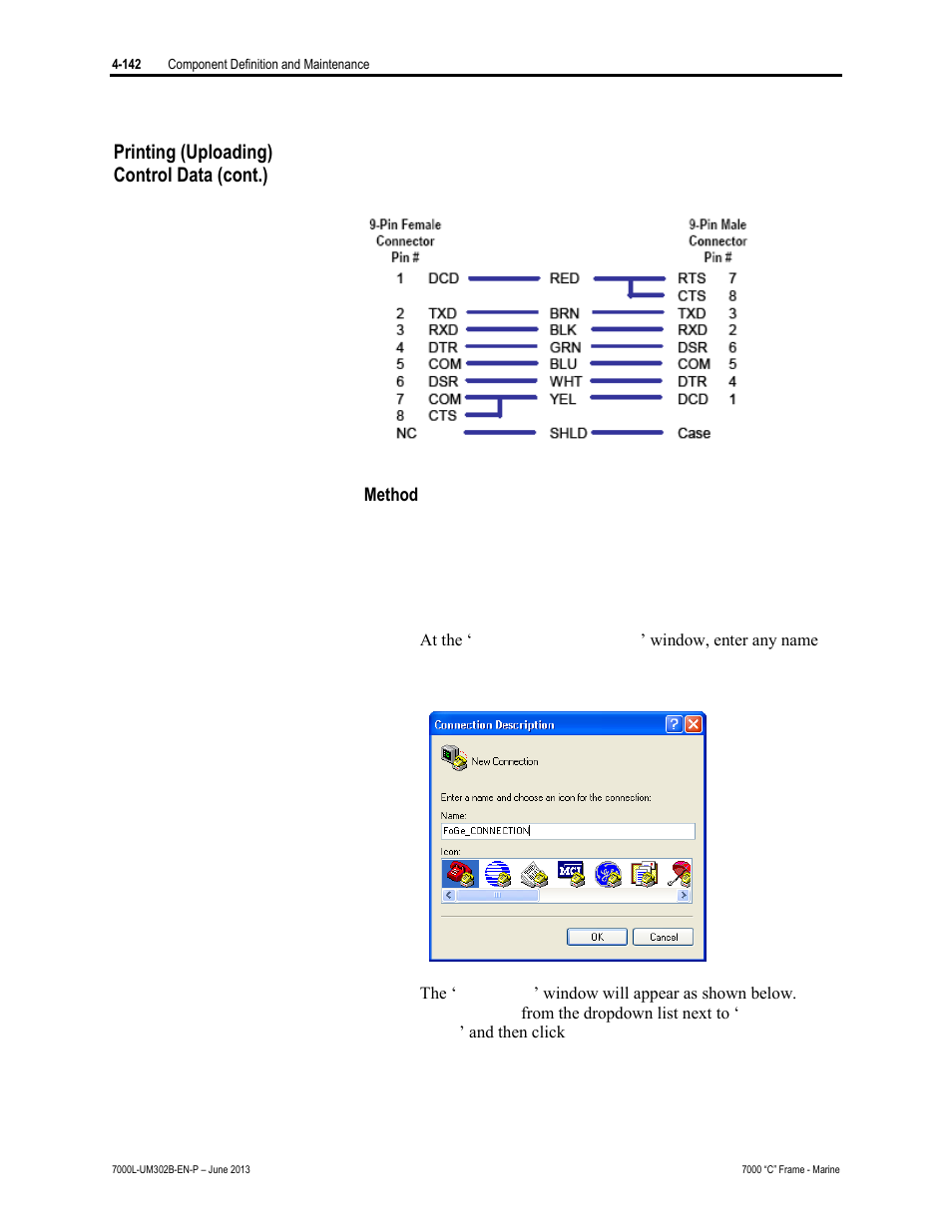 Printing (uploading) control data (cont.) | Rockwell Automation 7000L PowerFlex 7000 Medium Voltage AC Drive C Frame - Marine User Manual | Page 318 / 350