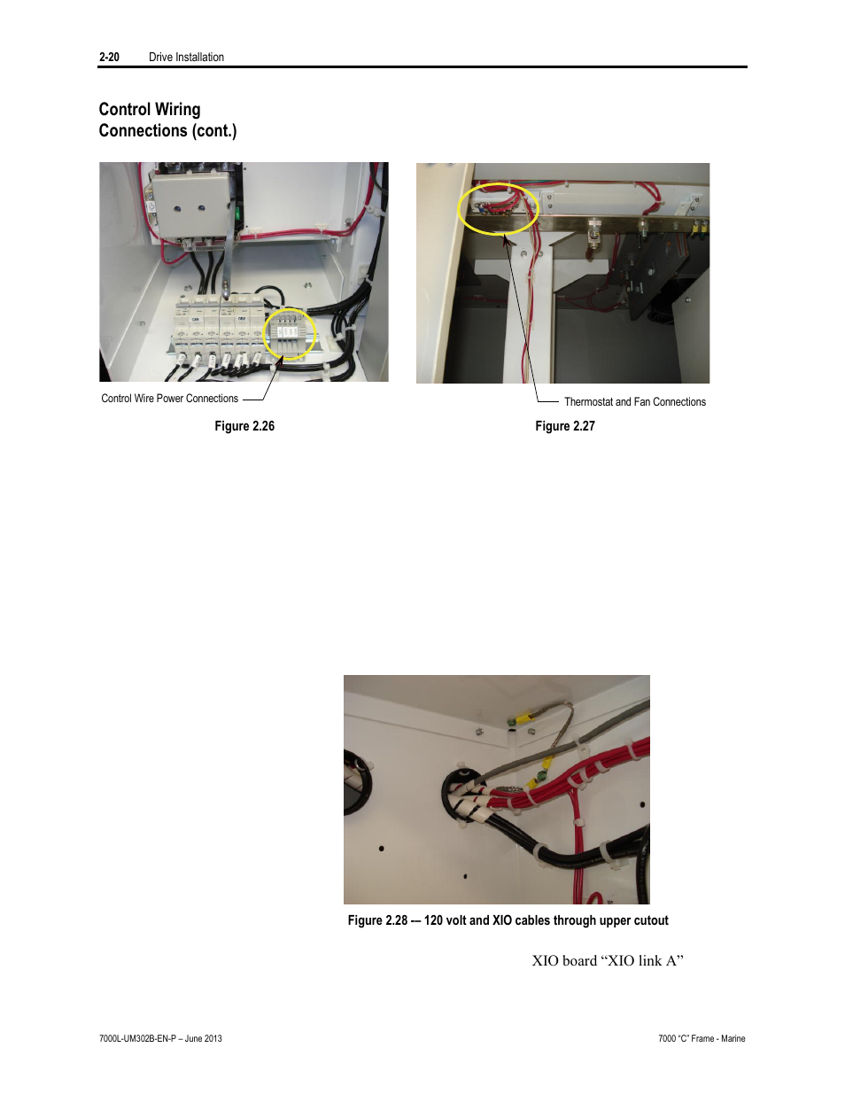 Control wiring connections (cont.) | Rockwell Automation 7000L PowerFlex 7000 Medium Voltage AC Drive C Frame - Marine User Manual | Page 50 / 350