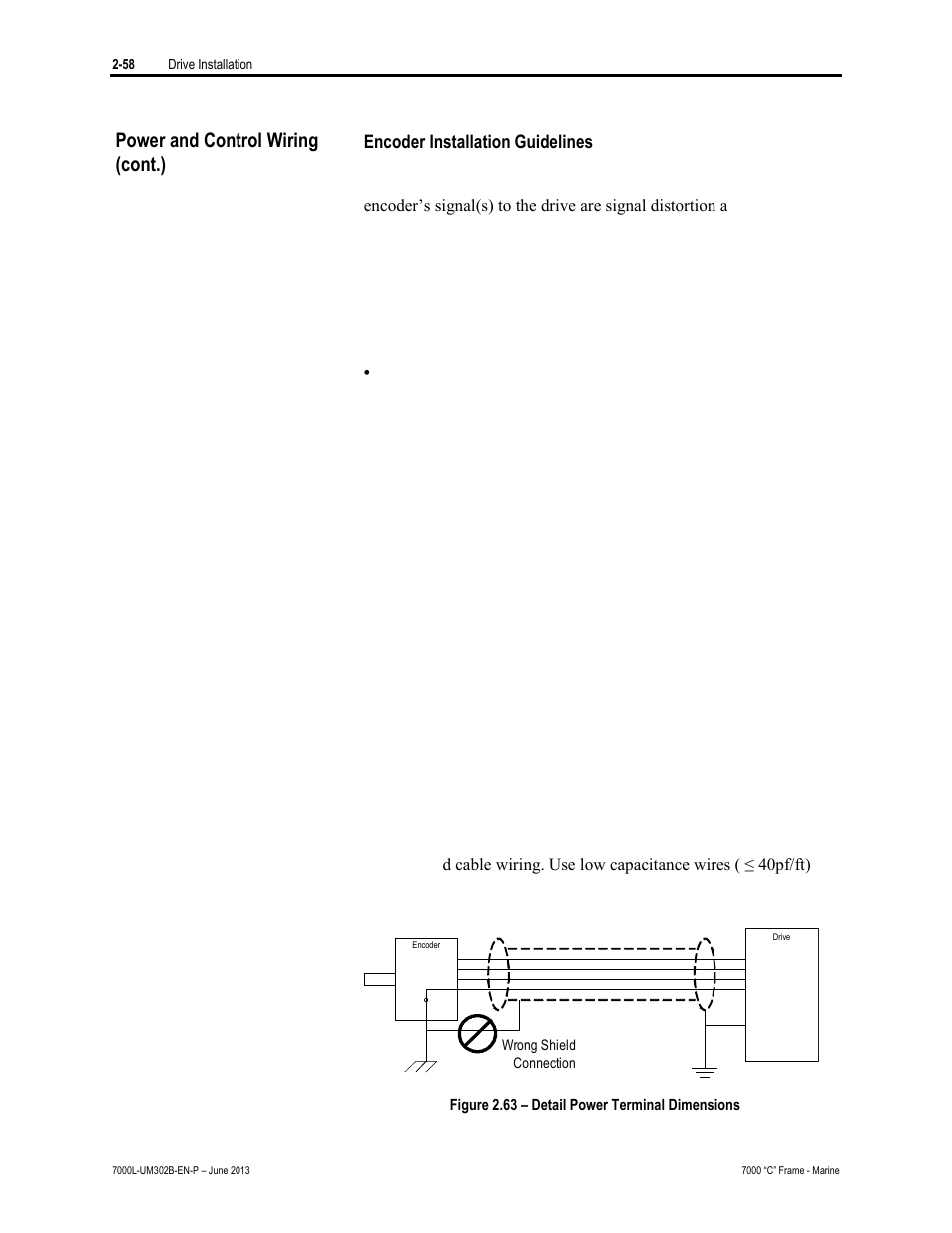 Power and control wiring (cont.) | Rockwell Automation 7000L PowerFlex 7000 Medium Voltage AC Drive C Frame - Marine User Manual | Page 88 / 350