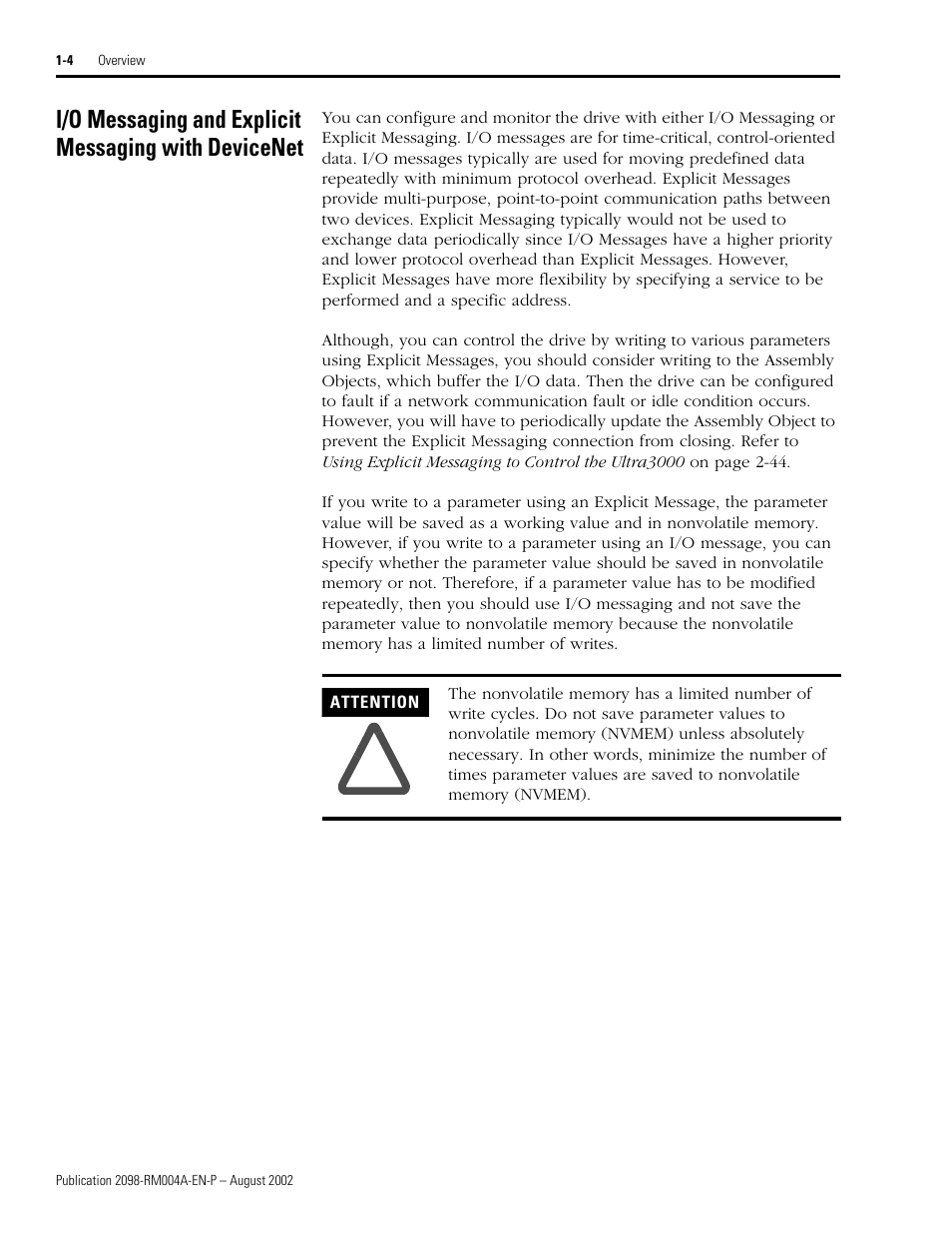 Rockwell Automation 2098-DSD-xxx Ultra3000 Digital Servo Drives with DeviceNet User Manual | Page 14 / 124