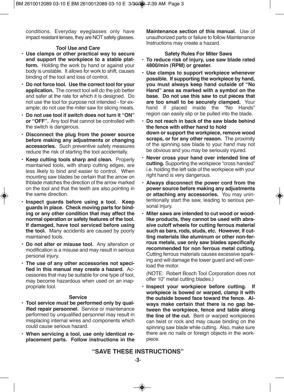 Bosch 4310 User Manual | Page 3 / 120