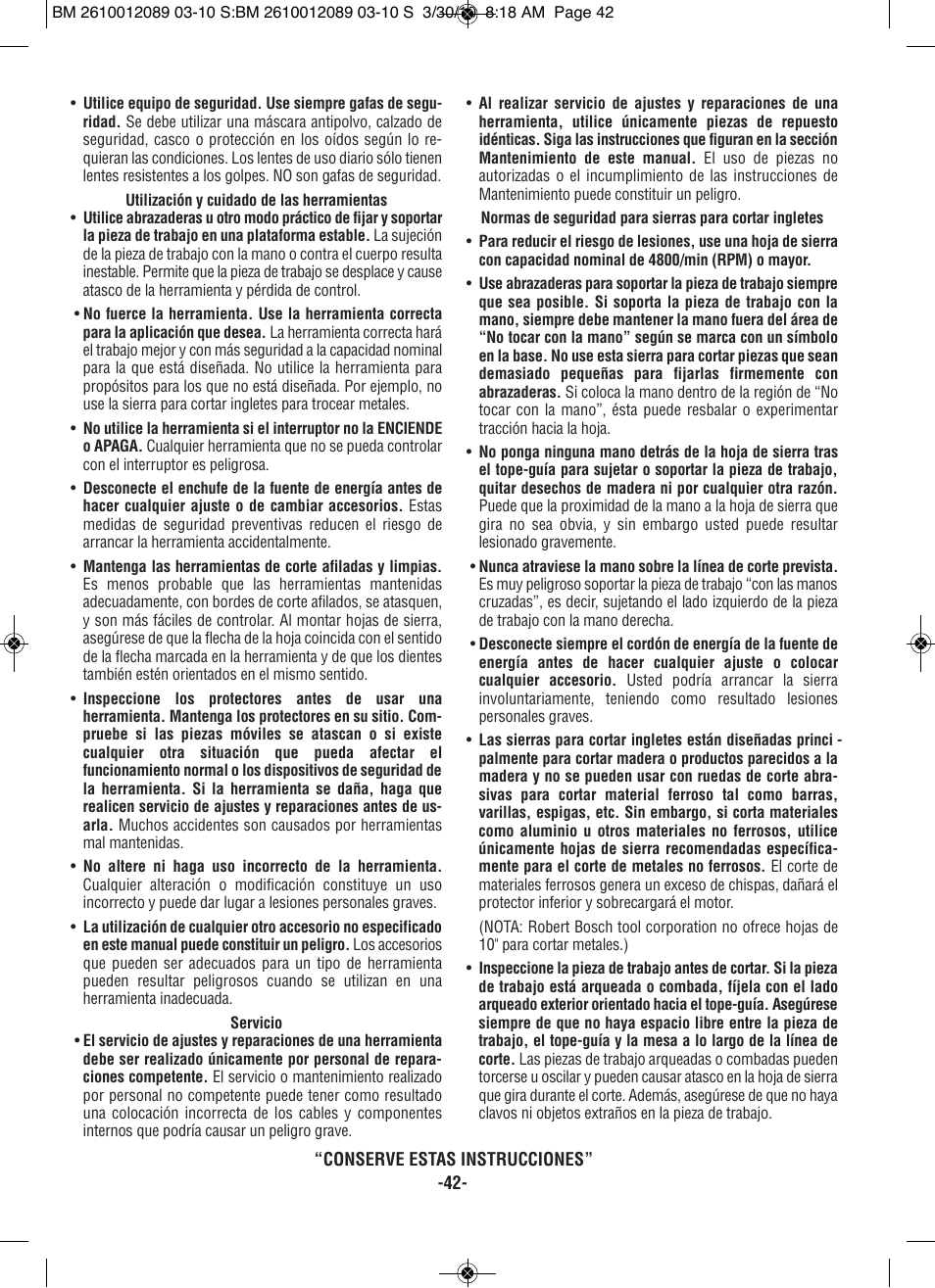 Bosch 4310 User Manual | Page 42 / 120