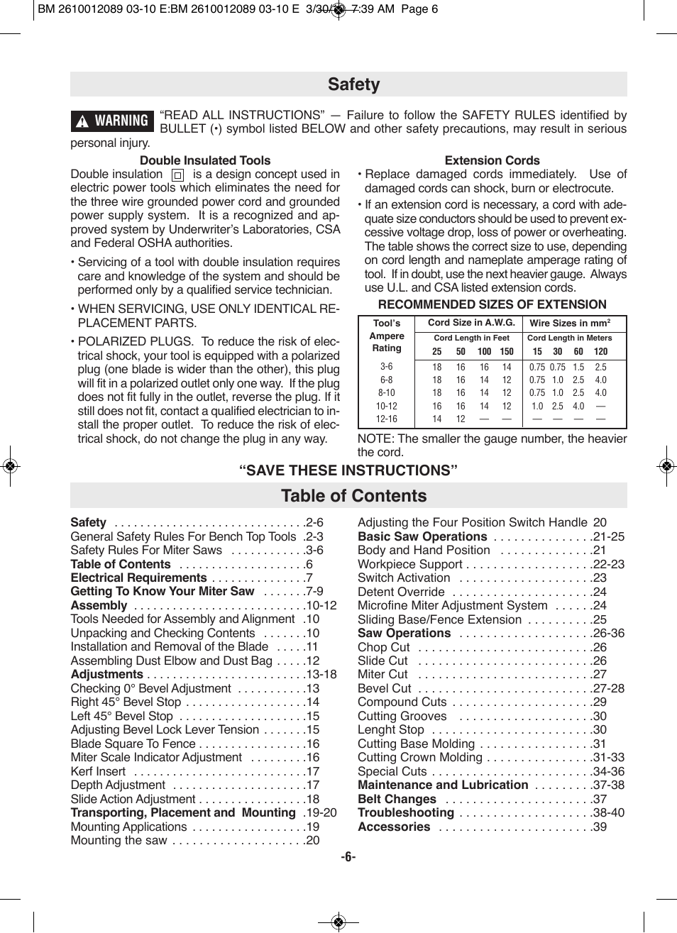 Bosch 4310 User Manual | Page 6 / 120