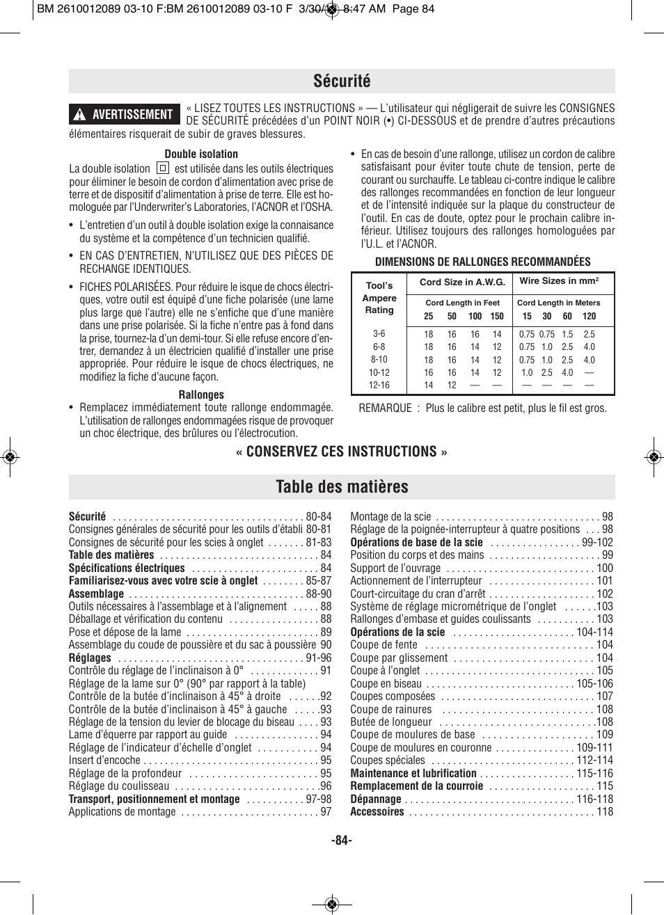 Bosch 4310 User Manual | Page 84 / 120