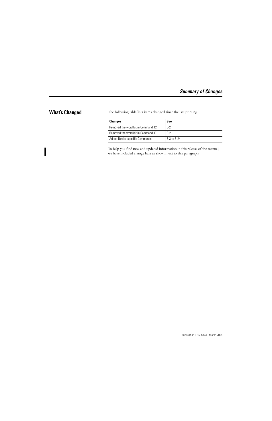 Summary of changes, What’s changed, Summary of changes what’s changed | Rockwell Automation 1797-OE8H FLEX Ex HART Analog Modules User Manual User Manual | Page 3 / 196