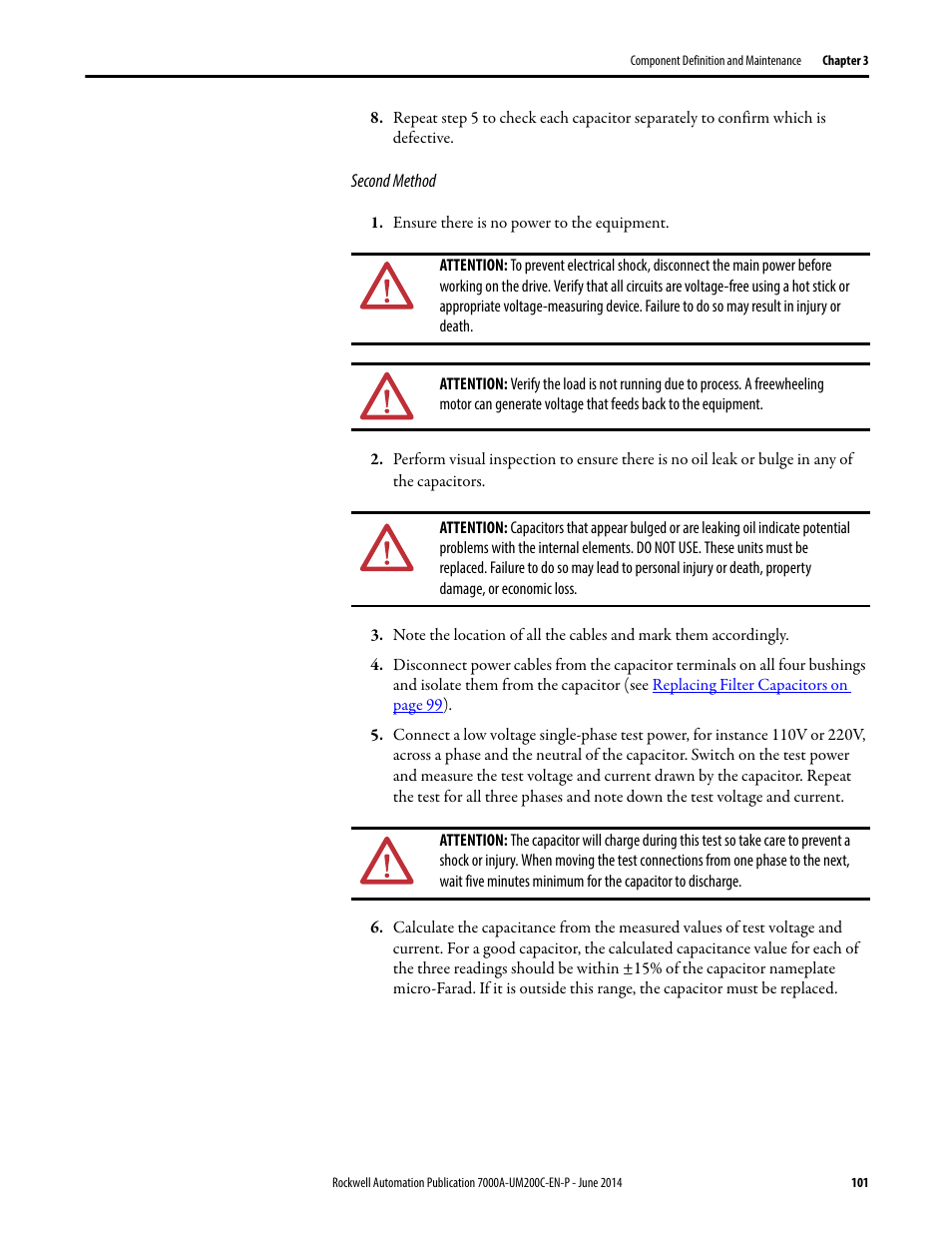 Rockwell Automation 7000A PowerFlex Medium Voltage AC Drive (A Frame) - ForGe Control User Manual | Page 101 / 208