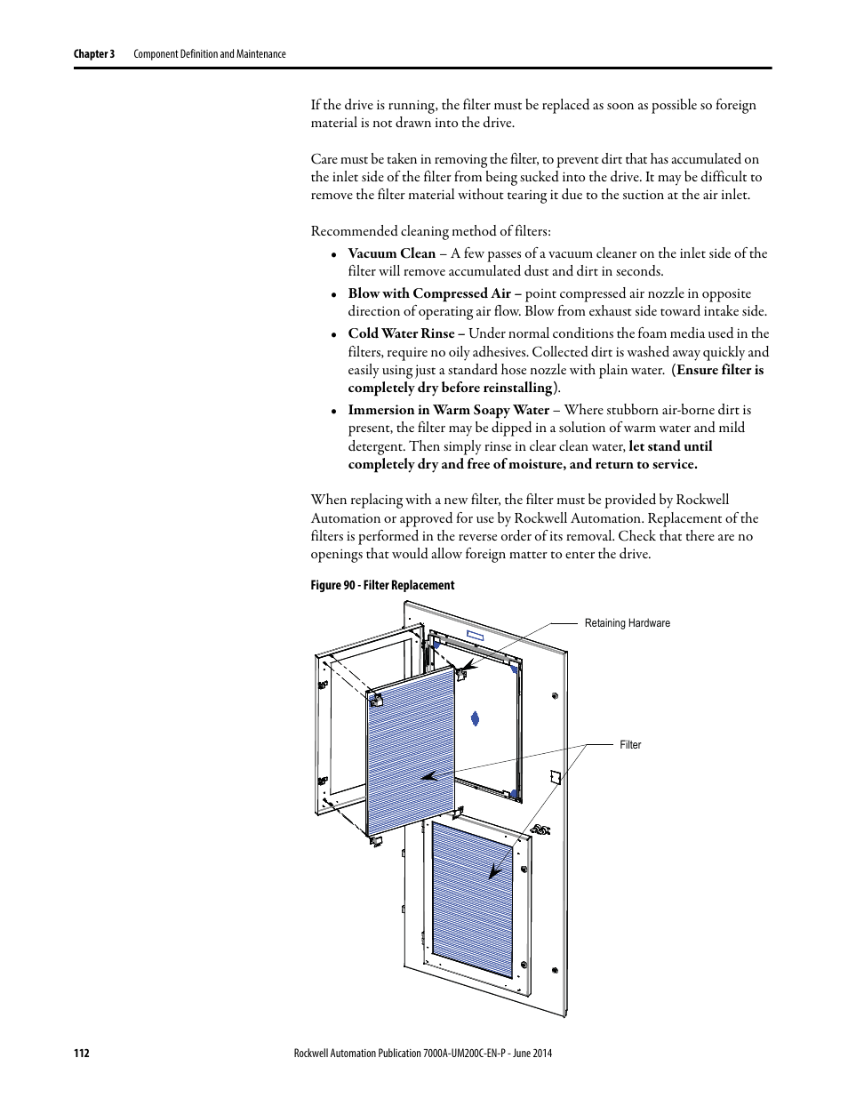 Rockwell Automation 7000A PowerFlex Medium Voltage AC Drive (A Frame) - ForGe Control User Manual | Page 112 / 208