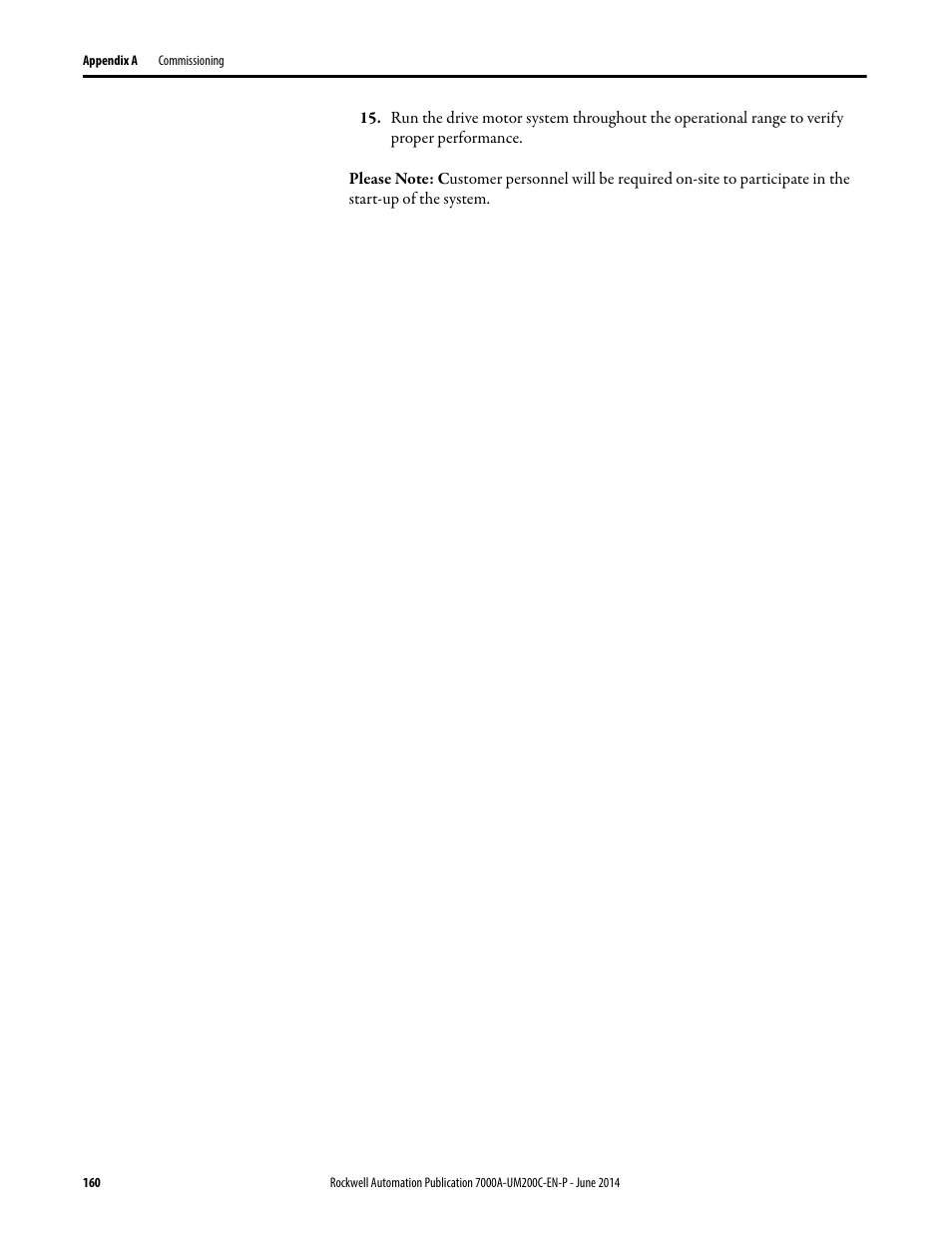 Rockwell Automation 7000A PowerFlex Medium Voltage AC Drive (A Frame) - ForGe Control User Manual | Page 160 / 208