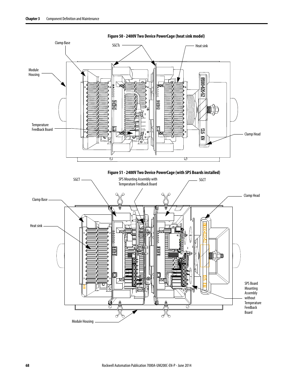 Rockwell Automation 7000A PowerFlex Medium Voltage AC Drive (A Frame) - ForGe Control User Manual | Page 68 / 208