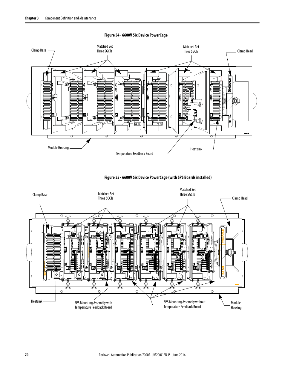 Rockwell Automation 7000A PowerFlex Medium Voltage AC Drive (A Frame) - ForGe Control User Manual | Page 70 / 208