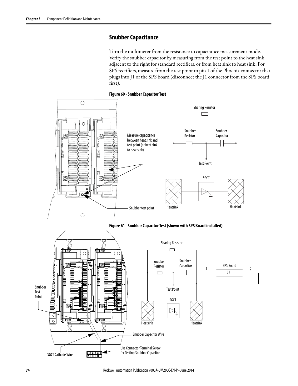 Snubber capacitance | Rockwell Automation 7000A PowerFlex Medium Voltage AC Drive (A Frame) - ForGe Control User Manual | Page 74 / 208