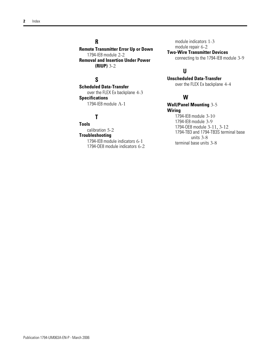 Rockwell Automation 1794-OE8H FLEX I/O HART Analog Modules User Manual User Manual | Page 144 / 146