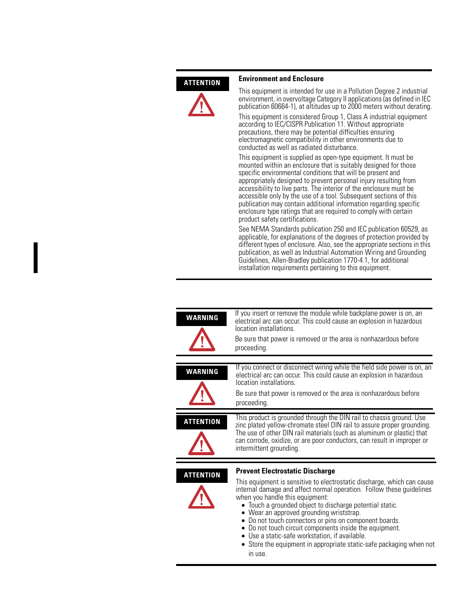 Rockwell Automation 1794-OE8H FLEX I/O HART Analog Modules User Manual User Manual | Page 3 / 146