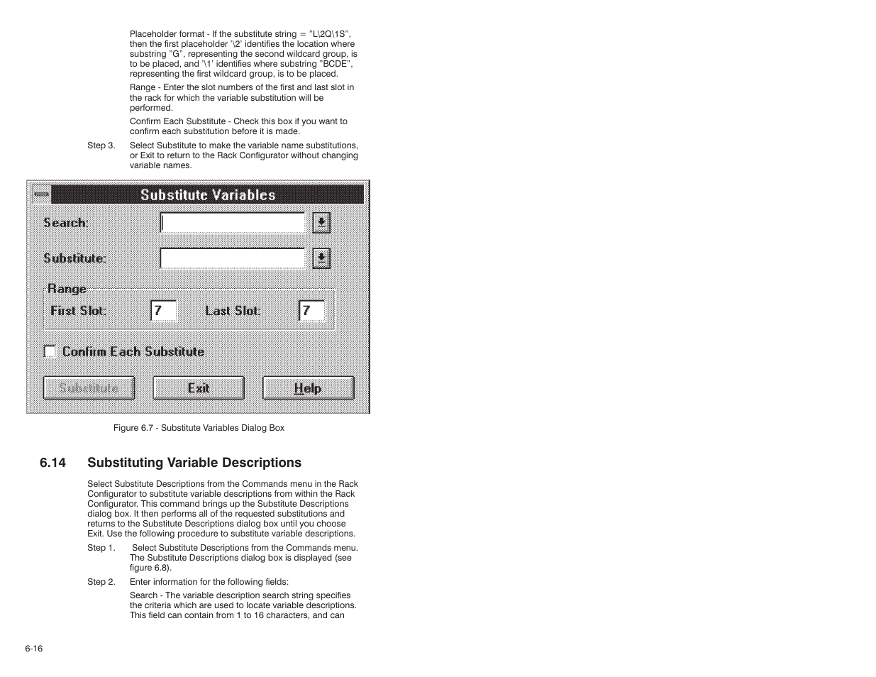 14 substituting variable descriptions | Rockwell Automation 47C626 AutoMax Programming Executive V4.2 User Manual | Page 102 / 278