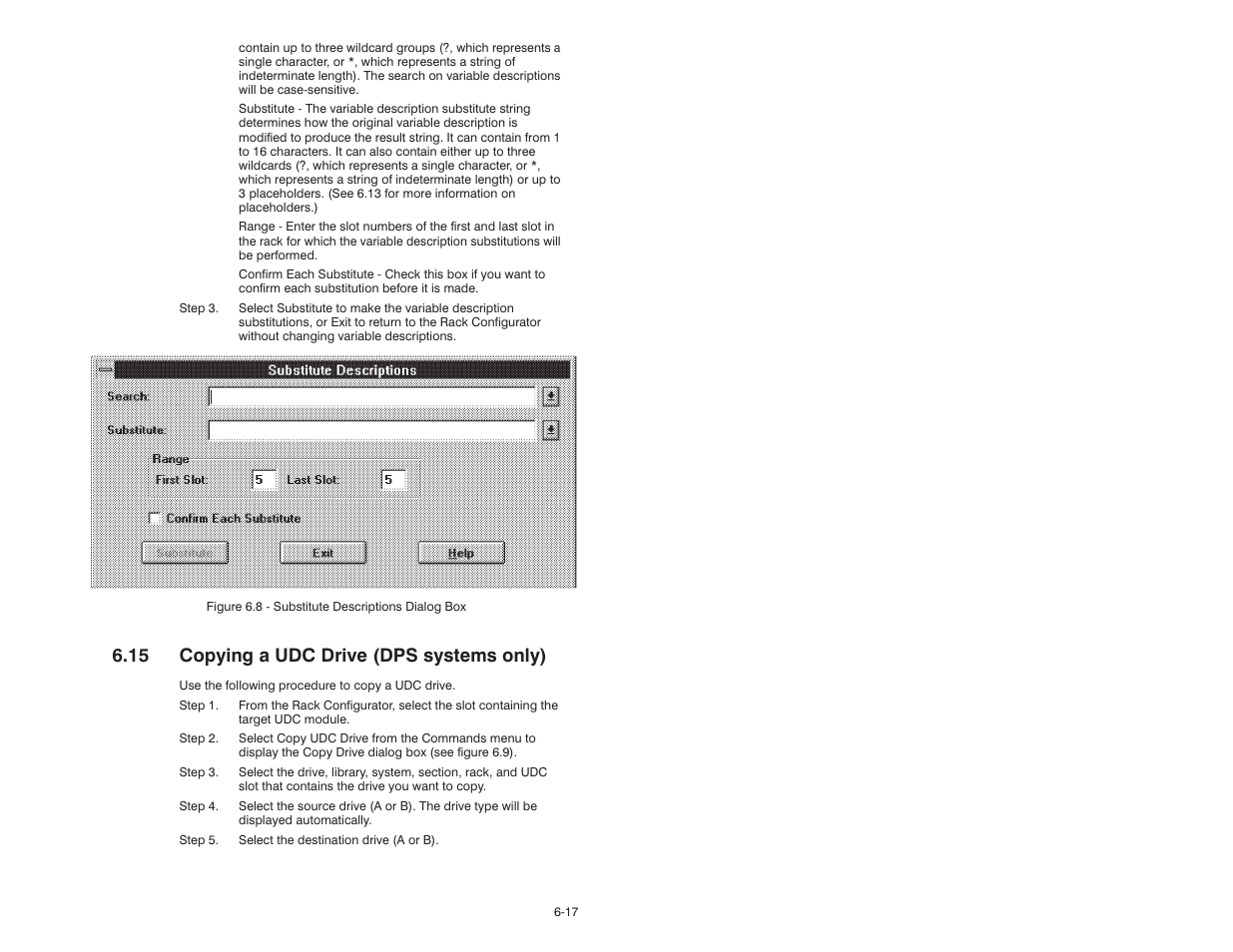 15 copying a udc drive (dps systems only) | Rockwell Automation 47C626 AutoMax Programming Executive V4.2 User Manual | Page 103 / 278