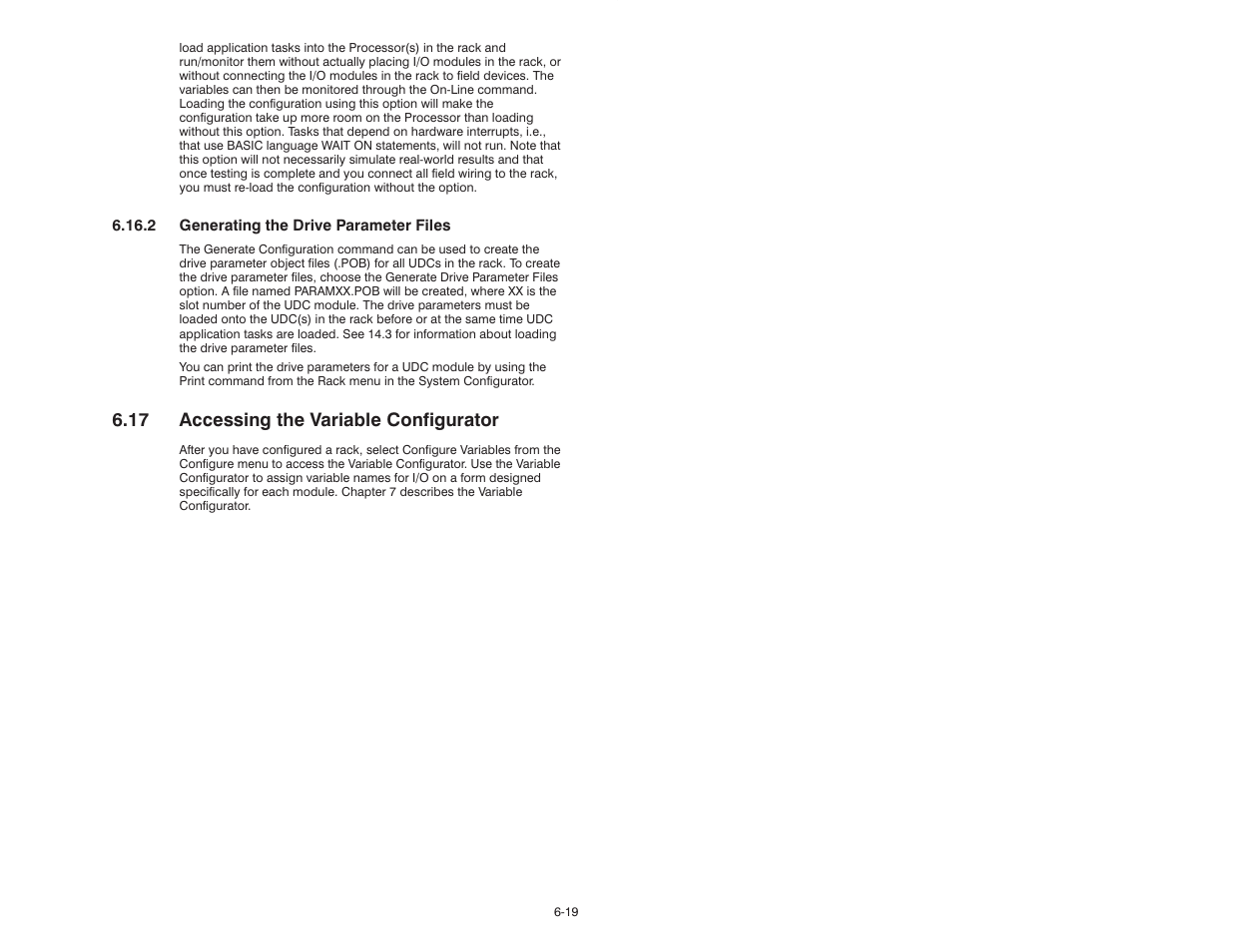 17 accessing the variable configurator | Rockwell Automation 47C626 AutoMax Programming Executive V4.2 User Manual | Page 105 / 278