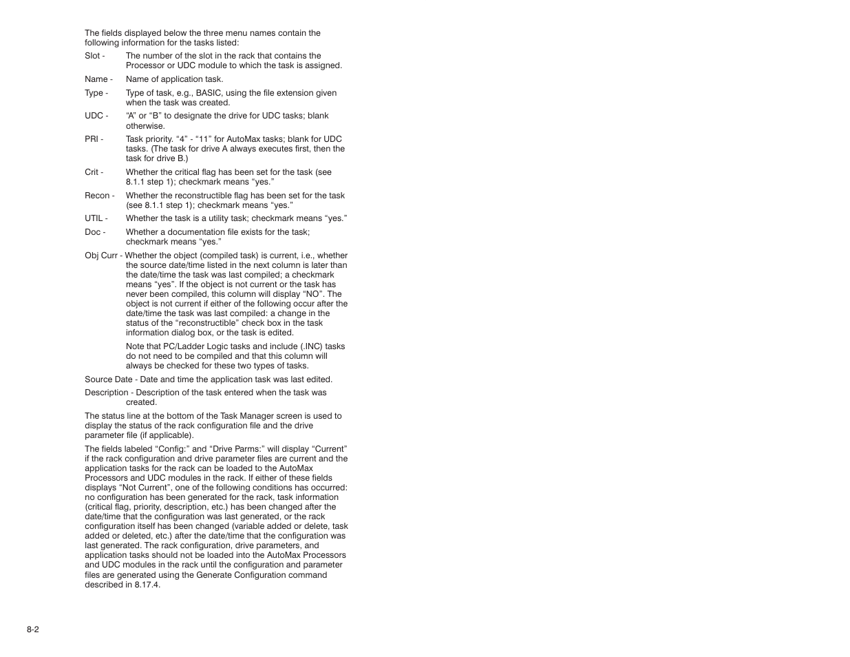 Rockwell Automation 47C626 AutoMax Programming Executive V4.2 User Manual | Page 124 / 278